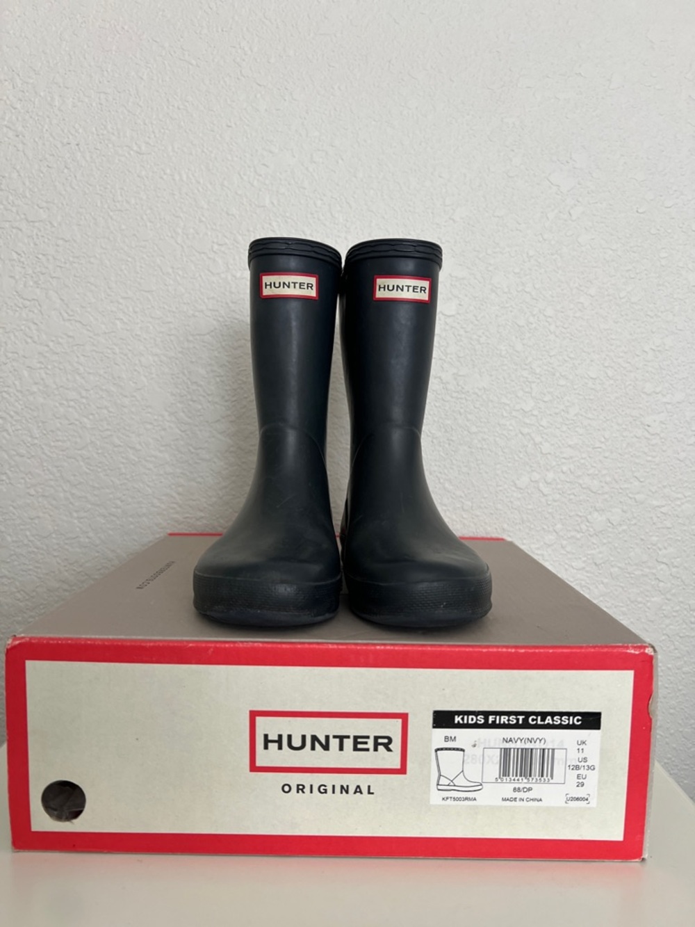 Hunter original kids first classic rain boots